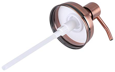 Cabilock Stainless Steel Pump Head for Glass Bottles Press Pump Soap Dispenser Head for Home and Shop Use