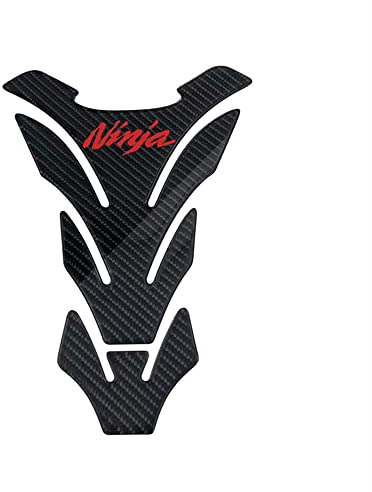 Motorradaufkleber für Kawasaki Ninja 250 300 400 650 1000 ZX6R ZX10R Motorrad Kohlefaser Öl Kraftstoff Gas Tank Pad Aufkleber Protector Aufkleber (Farbe: 51)