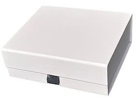 Thepaperbagstore Luxus-Magnet-Geschenkboxen, Hochzeiten, Brautschmuck, Babyparty (Light Grey - Small-140x120x50mm)