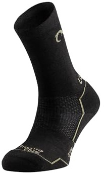 Lurbel Agres Five Socken aus Merinowolle, Outdoor-Socken, Thermosocken, Trekkingsocken, atmungsaktiv, Schwarz/Sottobosco, M