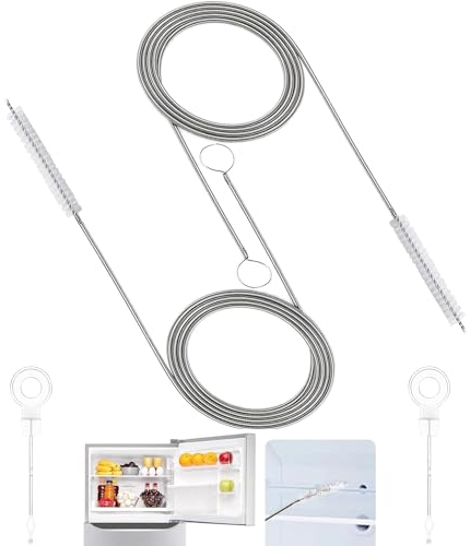 NVTRSD 4 Stück Kühlschrank Abfluss Reinigung Schiebedach Ablauf Reinigen, 155cm Schiebedach Reinigung Reinigungsbürste Schmal, Abfluss Bürste Schlauchbürste Für Rohre Mit Schmalem Abflussloch