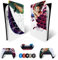 MaD Vision® Extra-Durable Skin Set per PS5 Digital + 5 Paia di Aiming Rings | Pellicola Adesiva in Vinile Opaco per PlayStation 5 + 2 Controllers - per One Piece Design