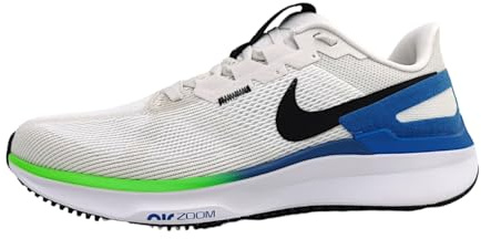 Nike Herren Air Zoom Structure 25 Laufschuh, White Black Platinum Tint Star, 45.5 EU