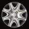 Set mit 4 Radzierblenden, anpassbar, für Peugeot 308/207 – Durchmesser 15 Zoll – mit Chrom-Logo – kein Original