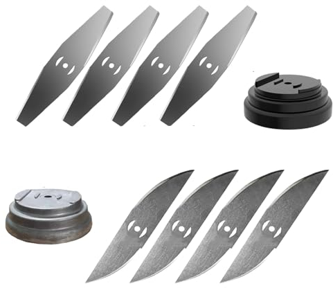 Coupe Bordure Lame de Rechange, Lame Coupe Bordure, Debrouissalleuses, Coupe Bordure, Lame Débroussailleuse, Pour Coupe Bordure sans Fil Garniture De Jardin Metal Blade