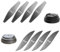 Rasenkantenschneider, Ersatzklinge, Rasentrimmer, Rasentrimmer, Rasentrimmer, für kabellosen Rasentrimmer, Gartenausstattung, Metall Blade