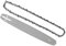 Youdefa 18 Inch Chainsaw Chain Saw Guide Bar with 1Pc Chain for 62CC 58CC 52CC 4500 5200 Tarus Saw Bracket Cutter