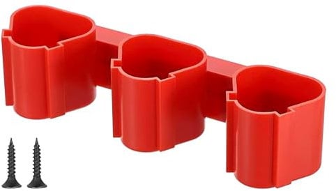 Namvo Support de Batterie pour Support Mural Milwaukee 12 V 3 en 1 Support de Stockage de Batterie