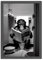 Zamety Poster Humoristique pour WC, Singe Gorilles Decoration WC Affiche, A4 Poster Mural Decoration Murale, Noir et Blanc Affiche WC, Drôle Affiche Toilette, Sans Cadre