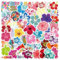 60 Stück Blumen-Aufkleber, Hawaii-Aufkleber, Graffiti-Aufkleber Für DIY-gepäck, Laptop, Skateboard, Motorrad-Aufkleber