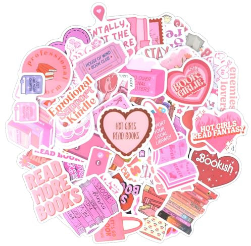 MUNSKT Aufkleber in Herzform, Vinyl, wasserdicht, ästhetisch, Motivationszitat, Aufkleber für Bücher, Laptops und Tagebücher, 120 Stück