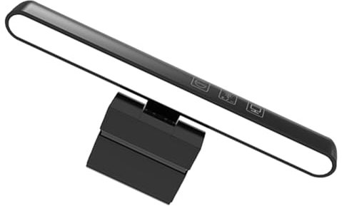 CRILSTYLEO Monitor Lamp Eye Protector Plastic Computer Screen Lamp Bar LED Light for Computer Computer Monitor Lamp Black
