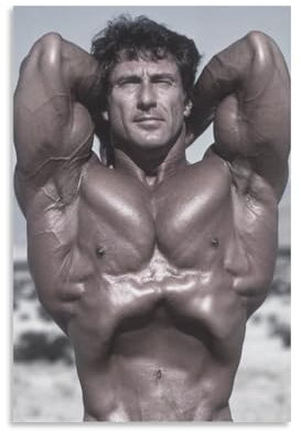 KPOKAHT Frank Zane Mr. Olympia Bodybuilding, Wandkunst, Poster, Rollen, Leinwand, Gemälde, Bild, Wohnzimmerdekoration, Zuhause, 50 x 75 cm