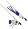 BESPORTBLE 2stücke Interaktive Katzenangel Spielzeug Katzen Teaser Sticks Mit Stoffmäusen Für Spielerisches Und Aktivität Von Katzen