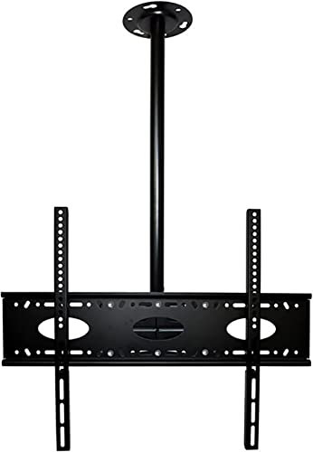 Soporte de techo para TV de 55 a 120 pulgadas, soporte de movimiento completo con ajuste de altura telescópico y extensión de hasta 70.8 pulgadas, soporte de TV para una experiencia de visualización