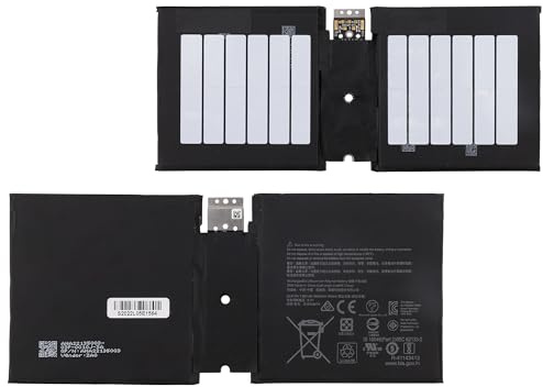 E-yiiviil G16TA047H Batterie de rechange pour ordinateur portable 3500 mAh/7,66 V Compatible avec Microsoft Surface Go 2 2020 10,5 2 en 1 Tablette PC Modèle 1927/1901/1926