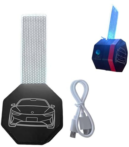 Window Film Cutting Light, Car Tint Magnetic Edge-Cutting Light, Professional Window, Rechargeable Precision Lighting Tool for Car Window Film Tinting -Black