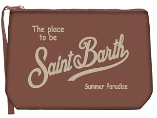Saint Barth Mc2 Donna Pochette ALIN001 Gomma Marrone Taglia Unica