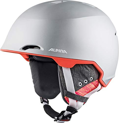Alpina Unisex, Skihelm, Silver-Flamingo Matt, 57-61 cm