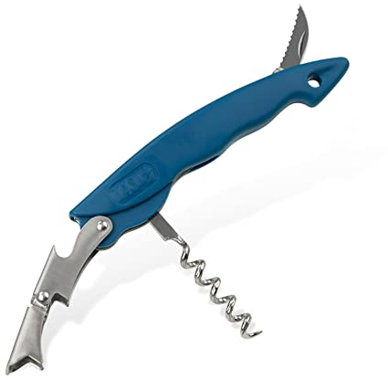 Tasty 678385 Tire-bouchon limonadier, tire bouchon, ouvre bouteille, décapsuleur, Polypropylène, Acier inoxydable, 13 x 3,3 x 1,7 cm