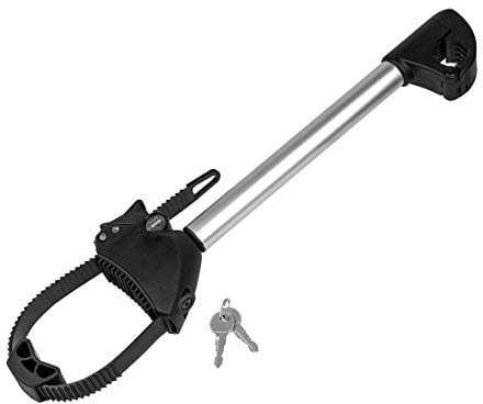 Support de cadre de sangle EUFAB 11576 long, verrouillable, pour tube à support en U : Ø 2,5 cm, longueur 32 cm