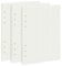 135 Blätter A5 Papier Kariert, OVISEEN 6 Löcher A5Nachfüllpapier Nachfüllbare Refill Paper Nachfülleinlagen für Notizbuch, Tagbuch, Skizze, Malerei(3 Packungen)