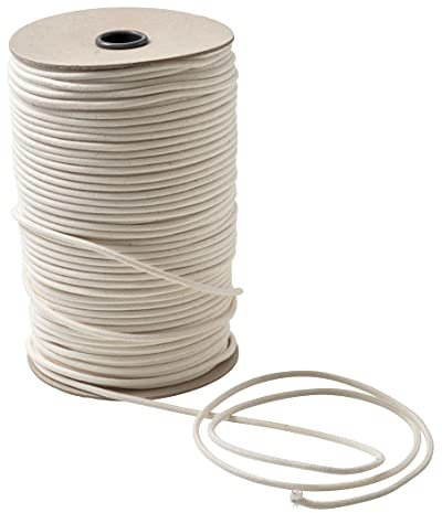 IPEA Corda di Cotone Macrame Colore Naturale – 4 mm x 200 Metri – Rotolo Super Lungo – Filo da Cucito per Lavorazioni Artigianali, Decorazioni, Arazzi, Tende, Tinta unita