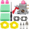 ZAMDOE 530071811 Vergaser Ersatz für Poulan Pro PP025 PP125 P4500 P4500F PP258TP PP25E 25cc Trimmer, für Craftsman 358791010, Ersatz für ZAMA # C1U-W19