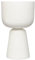 Iittala Nappula Blumentopf aus Keramik in der Farbe Weiß, Maße: 15,5cm x 19cm x 32cm, 1059792