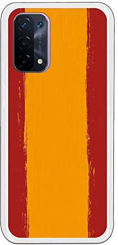 Personalaizer Funda Original Compatible con OPPO A54 5G / A74 5G - Bandera Espana Pincel