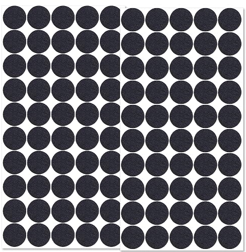 100 Stück 3mm filzgleiter selbstklebend, filzgleiter für stühle, Stuhl filzgleiter, Filz für stühle, stuhlgleiter, klebefilz, antirutsch, möbelgleiter-Set für empfindliche böden(25mm)