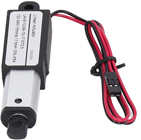 Linearmotor, 12 V Einfach zu bedienen 4 Schutzmaßnahmen Elektrischer Mikro-Linearantrieb Gleichstromversorgung für die Automatisierung für Hebebühnen 17,5 mm