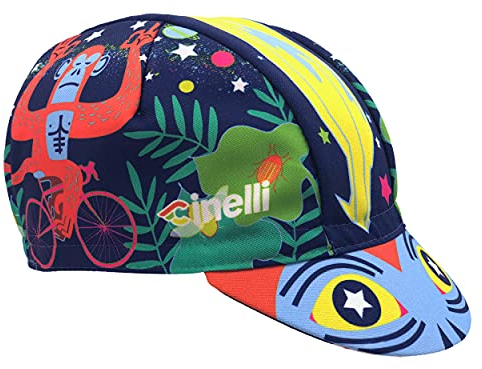 Cinelli LIDA Ziruffo Casquette de Cyclisme, Jungle Zen, Taille Unique Mixte