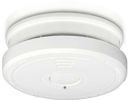 Alecto SA20 Rauchmelder - mit Time-Out Taste - Test und Reset Taste - Alarm >85-10 Jahre Sensor Laufzeit - entspricht EN14604:2005/AC:2008 - weiß (1)