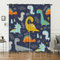 HOSIMA Karikatur Dinosaurier Gardinen Vorhang Blickdicht mit Ösen,2-Set 117x183cm Schön Tiere Leichte & weiche Verdunklungsvorhänge für Schlafzimmer Kinderzimmer,(Dinosaurier 117x183cm)