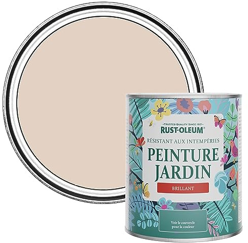 Rust-Oleum Pink Mould-Resistant Garden Paint In Gloss Finish - Homespun 750ml