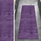 Ymural Teppich Läufer Flur rutschfest Modern Lang Teppichmatten 80x300CM Lila Kücheläufer Meterware Teppichläufer Waschbar Kurzflor Polyester Korridor Schlafzimmer, Anpassbar Breite 40-120cm