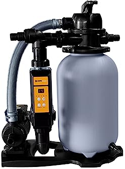ESPA Leader COMPACT 300+ y Clorador 8G Equipo con Filtro y Bomba de Piscina Hasta 32 m³