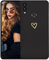 Kaywzo Hülle für Huawei Y7 (2019),Weich TPU Silikon Handyhülle mit Herzmuster,Minimalismus Design,Ultradünn Mädchen Stoßfest Kratzfeste Schutzhülle Case Cover,Schwarz