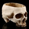 Totenkopf-Trinkschädel-Übertopf, 19 X 17 X 17 Cm, 1 Stück, Harz-Totenkopf-Blumentopf, Übertopf, Behälter-Dekoration