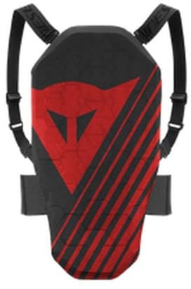 Dainese Unisex-Youth Scarabeo Back Protector 2 Ski-und Snowboard-Rückenprotektor mit Hosenträgern, Schwarz/Rot, L