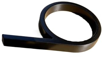 Carteles de puerta personalizados,Placas dirección Número de casa flotante 0-9, placas de letrero de calle de dirección de Metal, números de placa de puerta negra for exteriores for buzón de apartamen