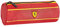 FERRARI KIDS - Trousse d'école officielle Ferrari, étui de rangement léger et compact, facile à transporter et à ranger dans le sac à dos, avec fermeture à glissière pratique, 22 x 8 cm, rouge Rudy,