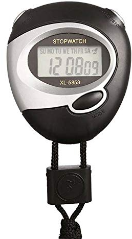 SagaSave Stoppuhr Timer, Multifunktions Sport Digital Stoppuhr Großes Display für Schwimmen Laufen Sport Training