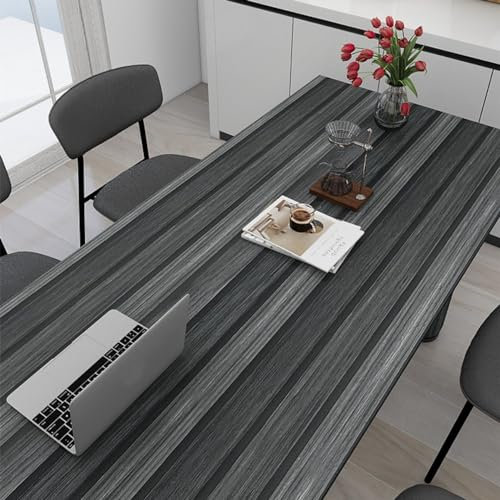JOLIHOME Peel and Stick Panel Wallpaper Wood Slat Vinyl Wrap for Kitchen Cupboards Self Adhesive Wallpaper Sticky Back Plastic Rolls for Bathroom Bedroom Decor Removable Waterproof 44.5x1000cm