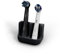 Qikfresh - Supporto per 2 spazzolini | Per testine di iO, Waterpik, Fairywill, ecc. | In silicone alimentare (Nero)