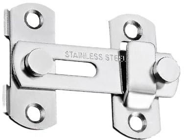 Barn Door Lock, Steel Barn Door Latch Gate Locks, Barn Door Locks and Latches, Child Safety Door Latch, Barn Door Hardware for Barn Door, Pet Door, Bathroom