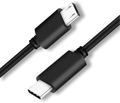 Cable de Datos USB-C a Micro USB Cable de Carga | 1 Metro | OTG 480Mbps Cable USB Tipo C a Micro USB | Para MacBook Pro Air Android Samsung Galaxy Google Pixel DJI Drones PS4 Xbox One Controlador