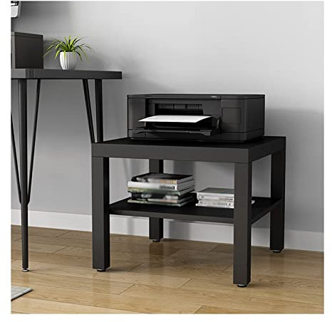 XAoSCd Druckertisch Mit 2 Ebenen, Büro-Laserdrucker, Kopierständer, Untertisch-Druckertischhalter, Fax-A4-Papier-Organizer-Regal Für Zuhause, Druckerregal,One Color-L50xD50xH50cm