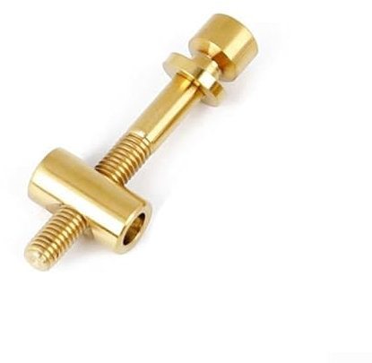 M5 Fahrradsattel feste Schrauben leicht, Legierung für Sattelstütze Sicherheit (M5 x 40 mm Gold)